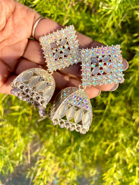 Traditional Square Jhumka